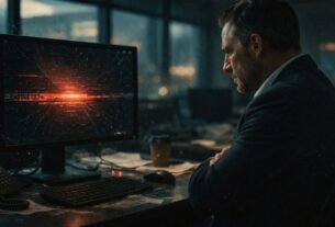 Profissional diante de sistema falhando simbolizando necessidade de caráter para sustentar a customer experience