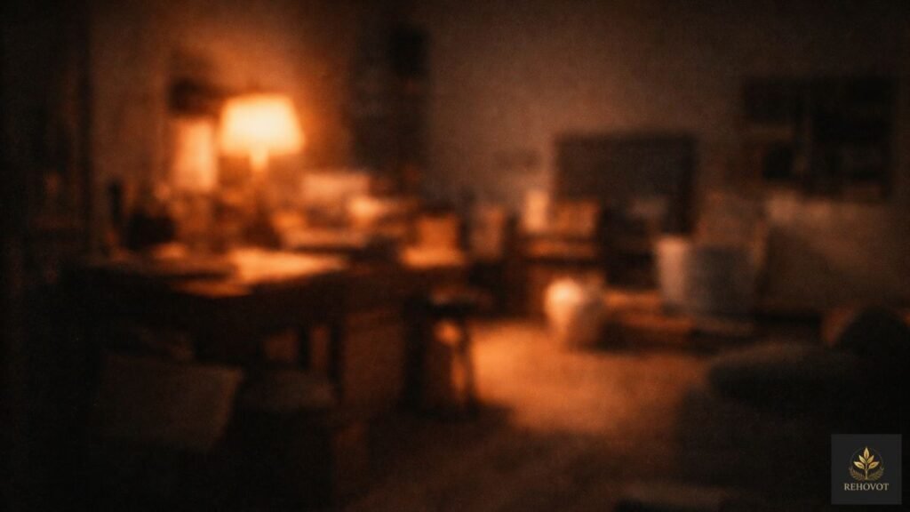 Ambiente desfocado representando ausência de clareza 